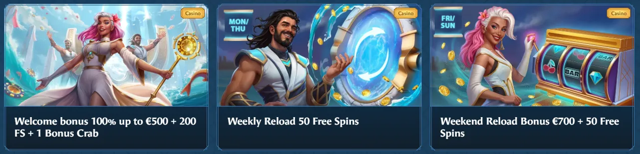 oceanspin bonus